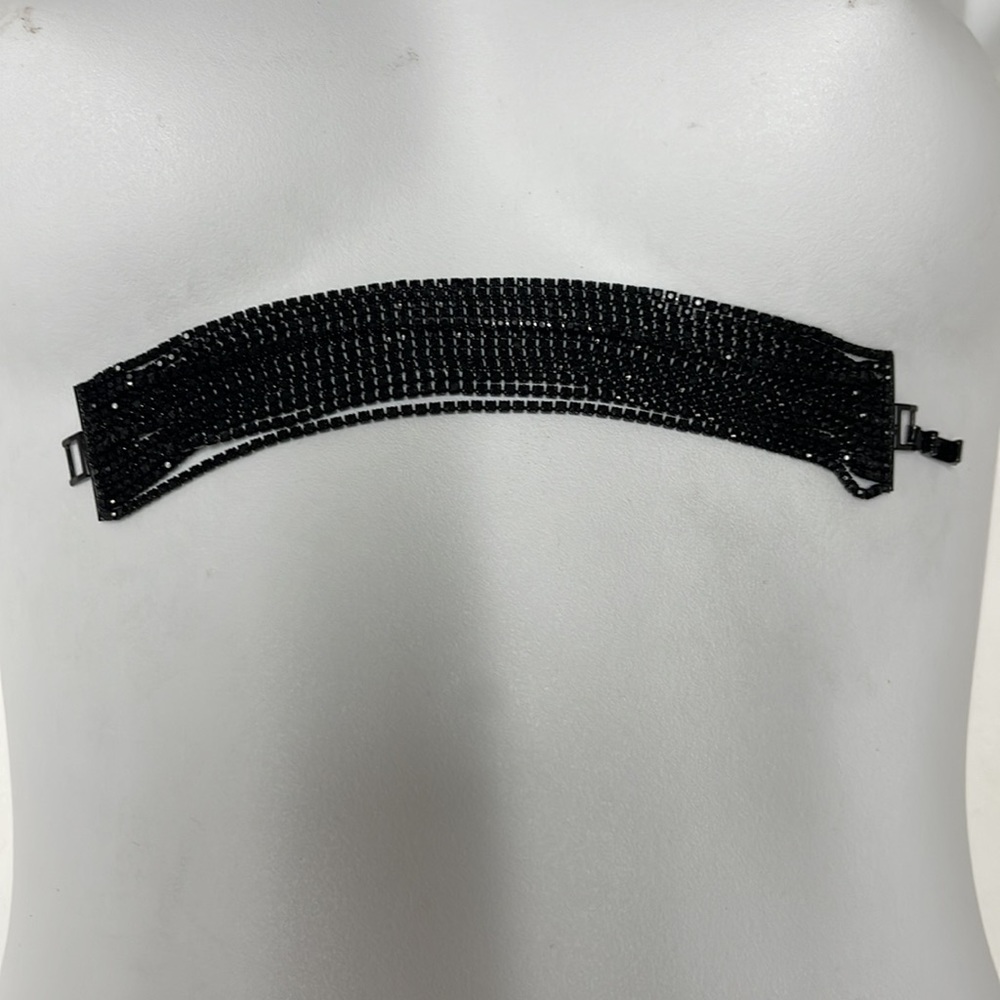 Black Color, NWT Guess/Marciano Strings Black Bracelet Clip Lock